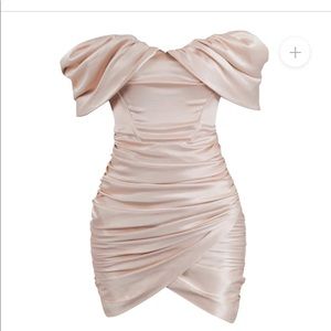 DIVINE SATIN CORSET DRESS